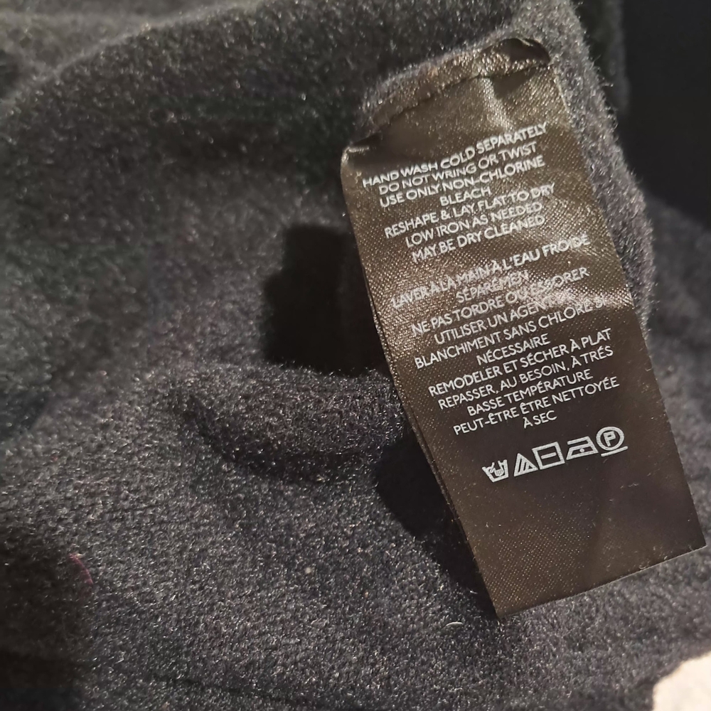 Free People Like New  Afterglow Mock Neck Women's Sweater - Jet Black  SP - Picture 8 of 13